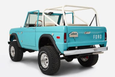 Turquoise Ford Bronco