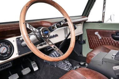 Early Bronco wood steering wheel