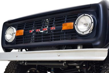 \Ford Bronco 1972 Matte Navy Coyote Series with Custom Orange Rolls Royce Interior