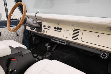 Classic Ford Broncos Dash with Retro Air Conditioning