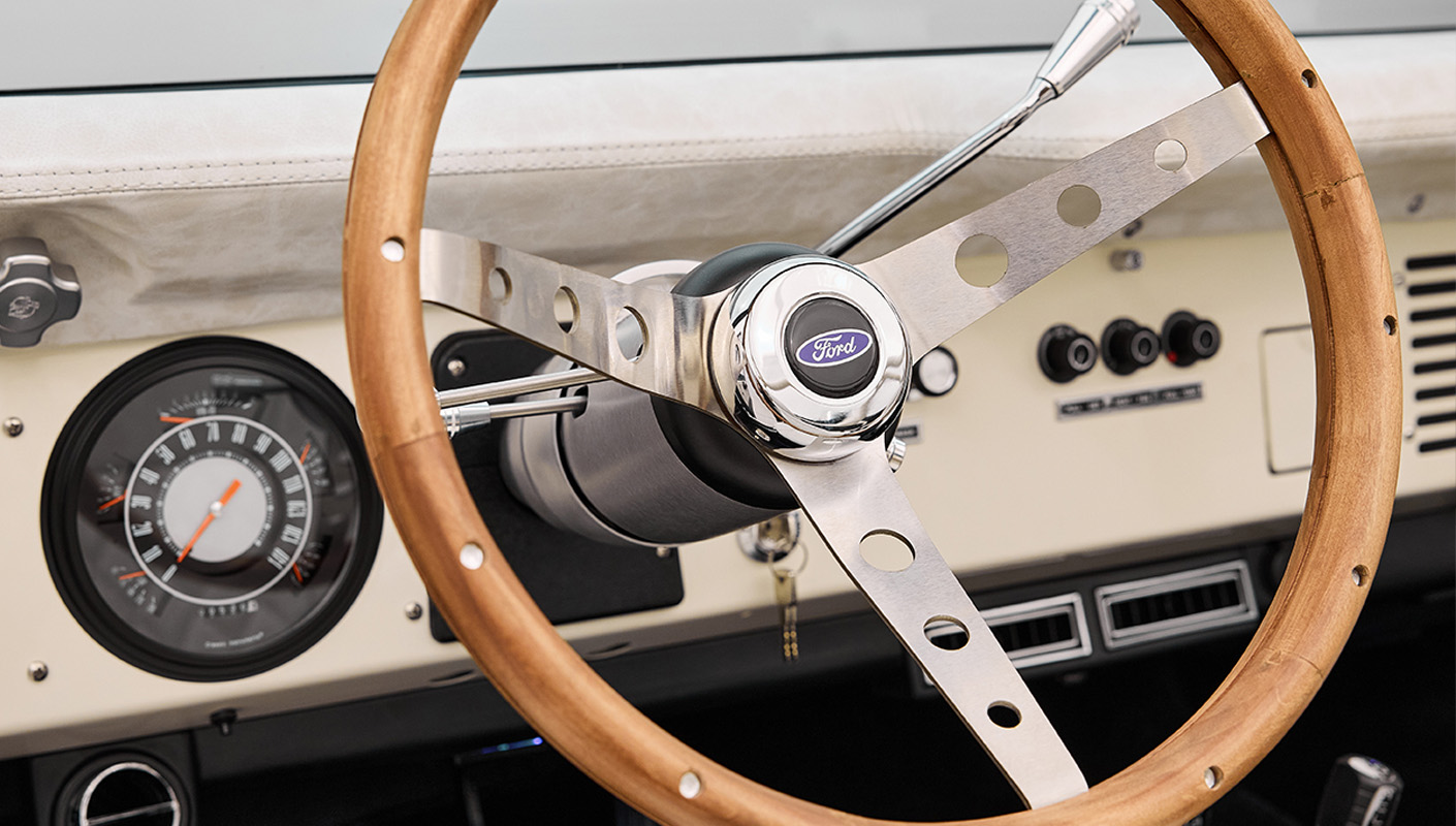 Wood Ford Steering Wheel