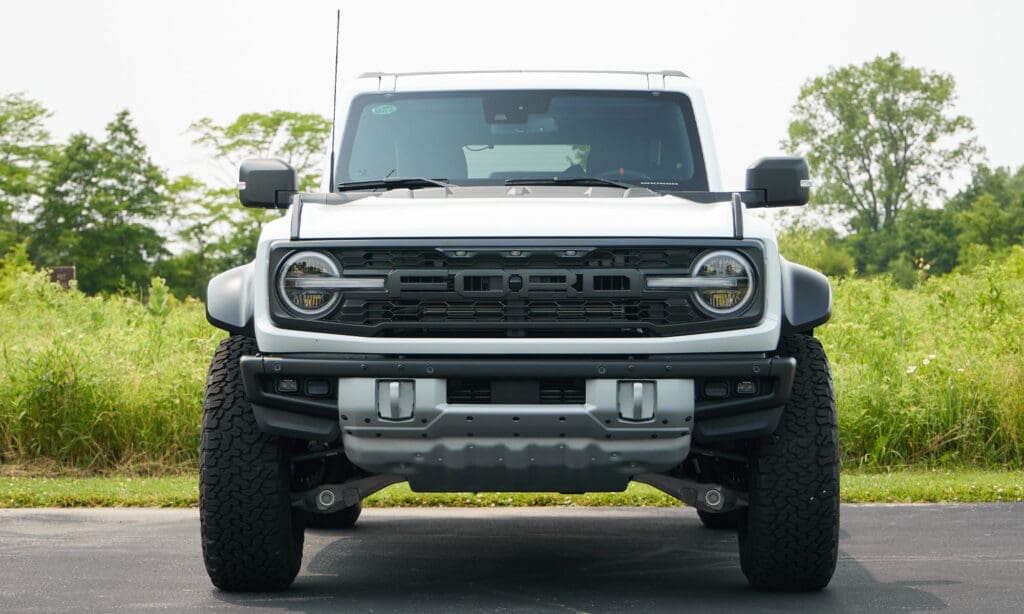 Ford Bronco Raptor oversized stance and off-road tires