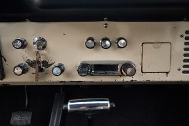 1966 classic ford bronco in goldenrod patina dash knobs
