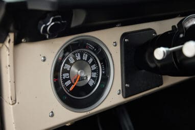 1966 classic ford bronco in goldenrod patina paint speedometer