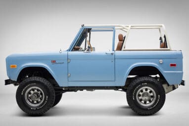 1967 Ford Bronco Frozen Blue 302 Series driver profile