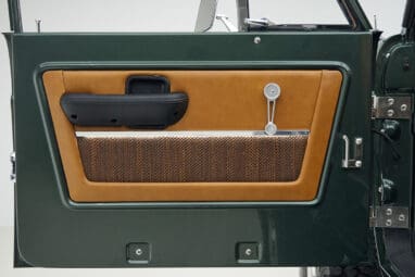 1973 classic ford bronco in highland green door lights
