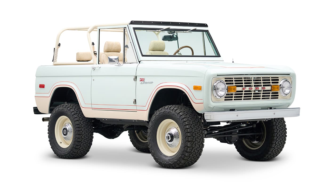 Diamond Blue Ranger Stripe Custom Bronco
