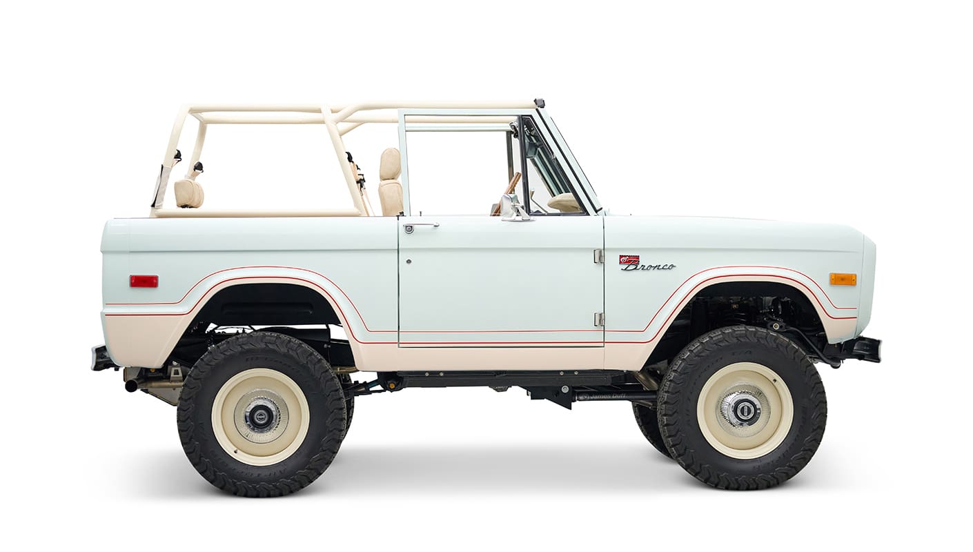 Diamond Blue Ranger Stripe Custom Bronco
