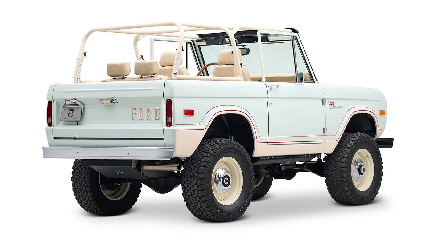 Diamond Blue Ranger Stripe Custom Bronco