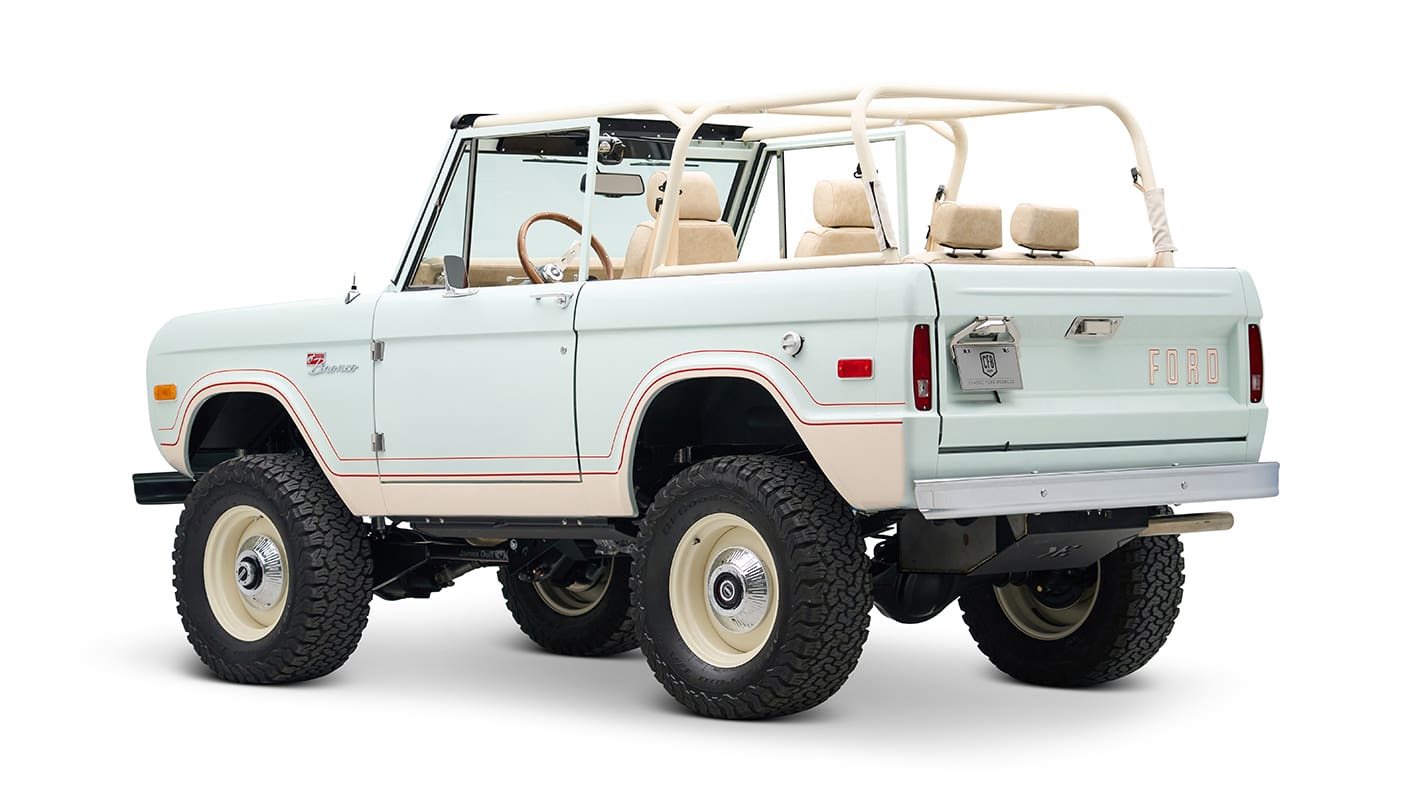 Diamond Blue Ranger Stripe Custom Bronco