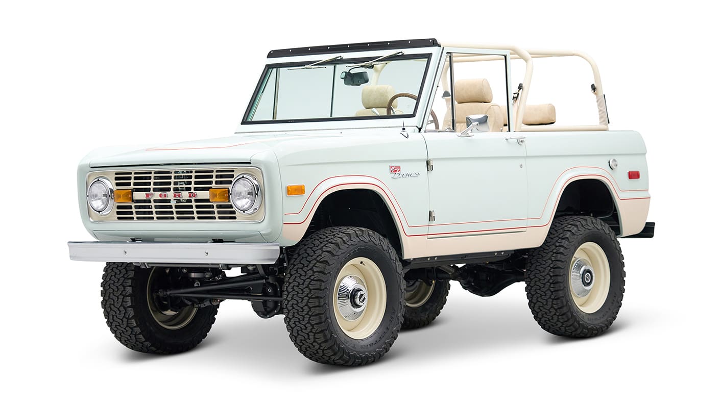 Diamond Blue Ranger Stripe Custom Bronco
